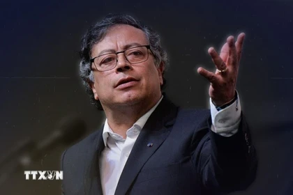 Tổng thống Colombia Gustavo Petro. (Ảnh: IRNA/TTXVN)