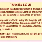 Khai trương Trung tâm Báo chí Đại hội XIV của Đảng 