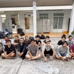 Các bị can trong chuyên án. (Ảnh: TTXVN phát)