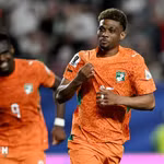 Amad Diallo tỏa sáng mang chiến thắng về cho Cote D'ivoire. (Ảnh: AFP/TTXVN)