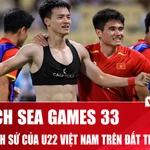 Khoảnh khắc vỡ òa của U22 Việt Nam sau màn ngược dòng kinh điển trước U22 Thái Lan