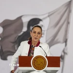 Tổng thống Mexico Claudia Sheinbaum. (Ảnh: THX/TTXVN)