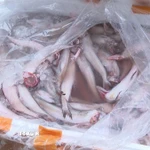 Số cá khoai sử dụng chất cấm (Formol) để bảo quản bị lực lượng chức năng thu giữ. (Ảnh: TTXVN phát)