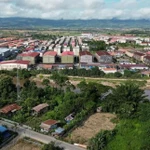 KK Park là một trong số nhiều khu phức hợp lừa đảo dọc biên giới Thái Lan-Myanmar. (Ảnh: Getty images))