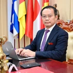 Nhà giáo Ưu tú, Tiến sỹ Phạm Xuân Khánh, Hiệu trưởng Trường Cao đẳng Công nghệ cao Hà Nội. (Ảnh: Diệu Thúy/ TTXVN)