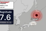Động đất 7,6 độ rung chuyển Đông Bắc Nhật Bản, nguy cơ sóng thần cao tới 3m