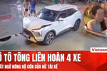 Kết quả đo nồng độ cồn của cô gái gây tai nạn liên hoàn ở Hà Nội