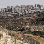 Quang cảnh khu định cư ở Efrat ở ngoại ô thành phố Bethlehem, Khu Bờ Tây. (Ảnh: Getty Images/TTXVN)