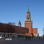 Quang cảnh bên ngoài Điện Kremlin ở Thủ đô Moskva, Nga. (Ảnh: THX/TTXVN)