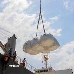 Gạo xuất khẩu. (Ảnh: Công Mạo/TTXVN)