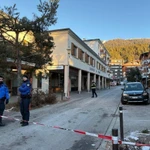 Cảnh sát phong tỏa hiện trường vụ việc. (Ảnh: TTXVN phát)