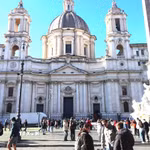 Nhà thờ Sant Agnese ở Piazza Navona, Italy. (Ảnh: Thanh Hải/TTXVN)