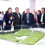 Trong chương trình thăm, làm việc tại tỉnh Quảng Ngãi, sáng 12/3/2025, Chủ tịch Quốc hội Trần Thanh Mẫn dự Lễ động thổ Dự án khu công nghiệp VSIP II Quảng Ngãi. (Ảnh: Doãn Tấn/TTXVN)