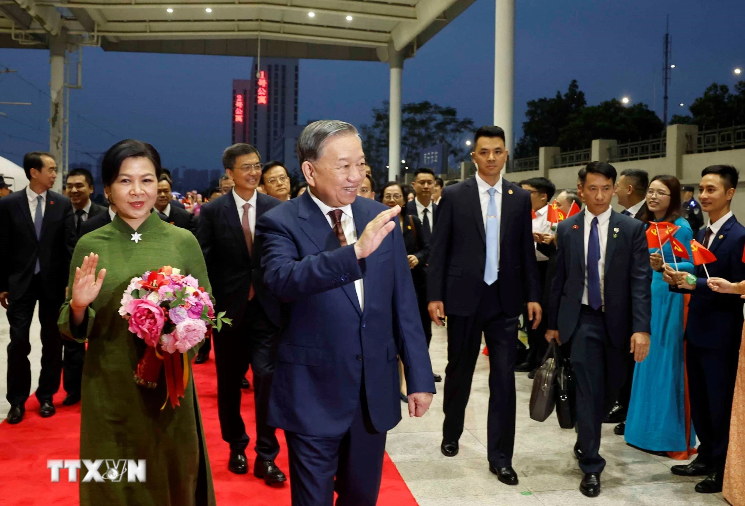 Tổng Bí thư, Chủ tịch nước Tô Lâm và Phu nhân thăm thành phố Nam Ninh, Trung Quốc