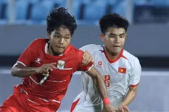 Hòa U17 Indonesia, U17 Việt Nam giành ngôi đầu bảng A. (Nguồn: Bola)