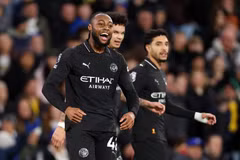 Antoine Semenyo mang chiến thắng về cho Man City. (Nguồn: Getty Images)