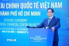 Thủ tướng Phạm Minh Chính phát biểu chỉ đạo. (Ảnh: Dương Giang/TTXVN)