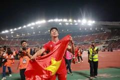 Khoảnh khắc tự hào Đội tuyển Việt Nam ăn mừng chức vô địch AFF Cup 2024