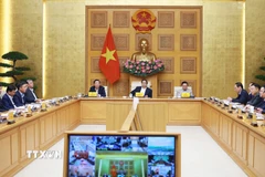 Phiên họp thứ 24 của Ban Chỉ đạo Nhà nước các công trình, dự án quan trọng quốc gia, trọng điểm ngành Giao thông Vận tải. (Ảnh: Dương Giang/TTXVN)