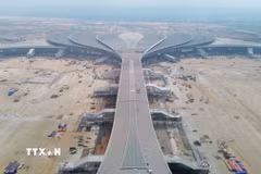 Nhà ga hành khách sân bay Long Thành. (Ảnh: Công Phong/TTXVN)