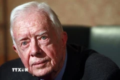 Cựu Tổng thống Mỹ Jimmy Carter năm 2012. (Ảnh: Reuters/TTXVN)