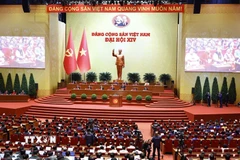 Phiên bế mạc Đại hội XIV của Đảng. (Ảnh: TTXVN)
