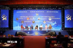 Các đại biểu thảo luận tại hội nghị. (Ảnh: Hoàng Ngọc/TTXVN)