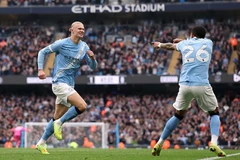 Haaland thăng hoa giúp Man City thắng ba trận liên tiếp ở Premier League. (Nguồn: Getty Images)