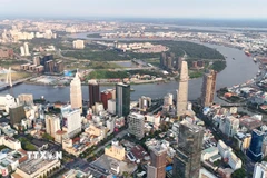 Thành phố Hồ Chí Minh mới có diện tích hơn 6.772km2, dân số hơn 14 triệu người và có 168 xã, phường, đặc khu.( Ảnh: Hồng Đạt/TTXVN)