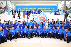 Đại biểu dự phiên khai mạc trọng thể Đại hội đại biểu toàn quốc Đoàn Thanh niên Cộng sản Hồ Chí Minh lần thứ XIII, nhiệm kỳ 2026-2031. (Ảnh: Minh Đức/TTXVN)