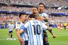 Lionel Messi sẽ là thách thức không dễ dàng với Ai Cập. (Ảnh: AFP/TTXVN)