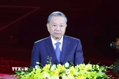 Tổng Bí thư Tô Lâm phát biểu. (Ảnh: Thống Nhất/TTXVN)