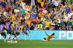 Australia thắng thuyết phục Thổ Nhĩ Kỳ ở ngày ra quân. (Ảnh: THX/TTXVN)