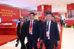 Các đại biểu đến dự Đại hội. (Ảnh: TTXVN)