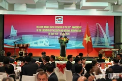 Chủ tịch nước Lương Cường phát biểu tại buổi chiêu đãi. (Nguồn: Báo Quân đội Nhân dân)