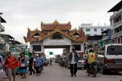 Thị trấn Myawaddy thuộc bang Karren, nằm ở phía Đông Nam Myanmar. (Nguồn: AP)