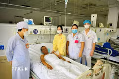 Sức khỏe bệnh nhân ổn định sau gần 1 tháng điều trị. (Ảnh: TTXVN phát)