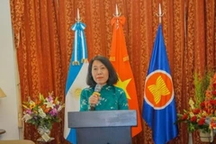 Bà Ngô Minh Nguyệt, Đại sứ Việt Nam tại Argentina, kiêm nhiệm Paraguay và Uruguay. (Ảnh: Diệu Hương/TTXVN)