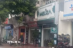 Thẩm mỹ trị liệu, Trung tâm đào tạo thẩm mỹ công nghệ cao MELIZA ở 484, Nguyễn Văn Linh, phường Lê Thanh Nghị, thành phố Hải Phòng. (Ảnh: Mạnh Tú/TTXVN)
