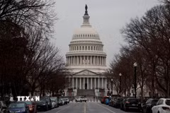 Tòa nhà Quốc hội Mỹ tại Washington, D.C. (Ảnh: THX/TTXVN)