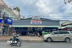 Chợ An Hòa, phường Cái Khế, thành phố Cần Thơ. (Ảnh: Thanh Liêm/TTXVN)