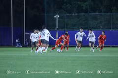 U17 nữ Việt Nam thua 0-3 trước U17 nữ Trung Quốc. (Nguồn: VFF)