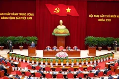 Sau Hội nghị lần thứ 12 khóa XIII, Bộ Chính trị, Ban Bí thư đã ban hành các kết luận, chỉ đạo tích cực vận hành mô hình chính quyền địa phương 2 cấp. (Ảnh: Phạm Kiên/TTXVN)