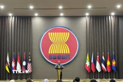 Tổng thống nước Cộng hòa Dân chủ Timor Leste Jose Ramos Horta phát biểu tại Ban Thư ký ASEAN. (Ảnh: Văn Phong/TTXVN)