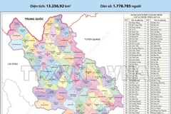 99 đơn vị hành chính cấp xã của tỉnh Lào Cai năm 2025