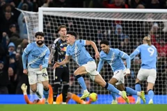Man City chiến thắng để vươn lên vị trí thứ 2 Premier League.