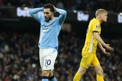 Manchester City hòa 3 trận liên tiếp tại Premier League. (Nguồn: Opta)