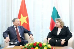 Tổng Bí thư Tô Lâm hội kiến Chủ tịch Quốc hội Bulgaria Nataliya Kiselova. (Ảnh: Thống Nhất/TTXVN)