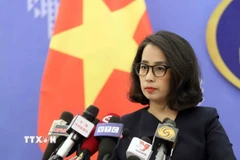 Người phát ngôn Bộ Ngoại giao Phạm Thu Hằng. (Ảnh: An Đăng/TTXVN)