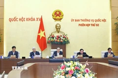 Chủ tịch Quốc hội Trần Thanh Mẫn phát biểu. (Ảnh: Doãn Tấn/TTXVN)